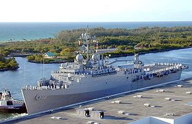 Die USS Trenton 2004 in Port Everglades