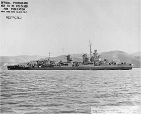 USS WADSWORTH (DD-516) im Dezember 1944