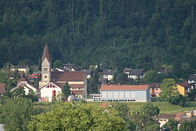 Blick auf Wohlenschwil