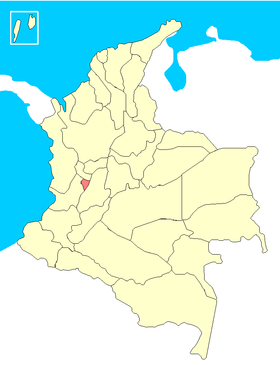 Lage von Quindío