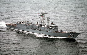 Die Hawes 1992 in der Ostsee
