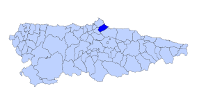 Carreno Asturies map.svg