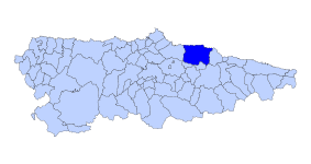 Villaviciosa Asturies map.svg