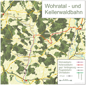 Strecke der Kellerwaldbahn