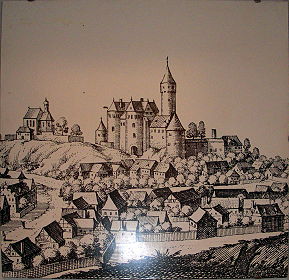 Burg Eisenhardt im Jahr 1626