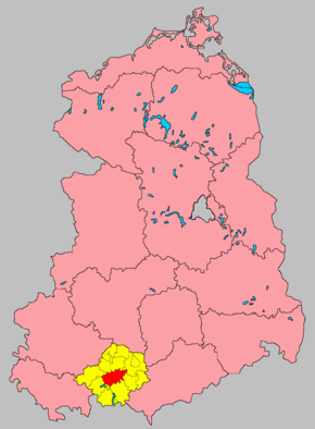 Kreis Pößneck im Bezirk Gera