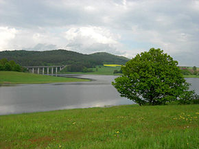 Eixendorfer See mit Blick von Süden