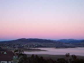 Blick auf den Lake Jindabne