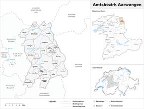 Karte von Amtsbezirk Aarwangen