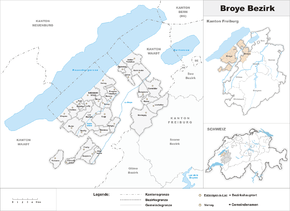 Karte von Broyebezirk