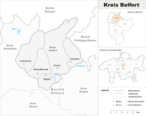 Karte von Belfort