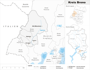 Karte von Breno