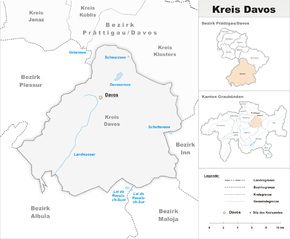 Karte von Davos