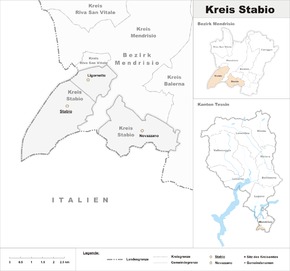 Karte von Stabio