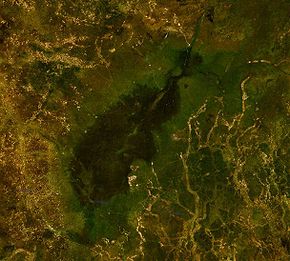 Satellitenbild des Maleit-Sees