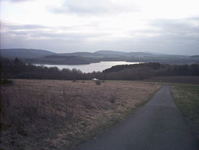Bostalsee, von Norden her gesehen