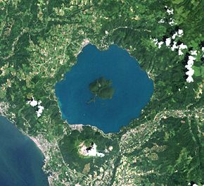 Satellitenbild des Sees