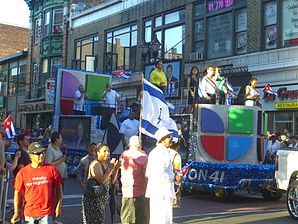 Bergenline Avenue bei der Cuban Day Parade