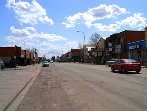 Main Street in Olds