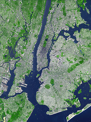 Satellitenbild New York Citys