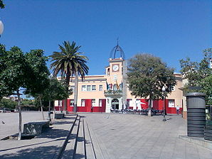 Das Rathaus von Santa Coloma de Gramanet