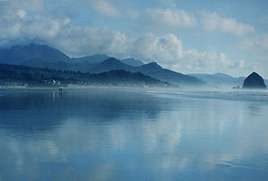 Cannon Beach, nach Süden gesehen