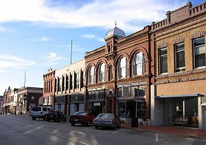 Stadtzentrum von Guthrie