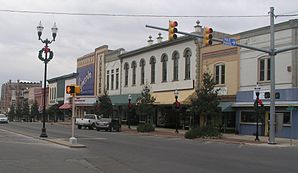 Town square in Fayetteville