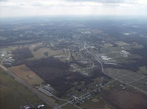 Luftaufnahme des Nordteils von Georgetown
