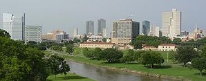 Skyline von Downtown Fort Worth