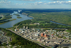 Luftbild von Fort McMurray