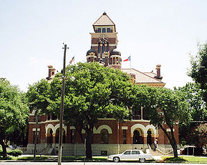 Gonzales County Courthouse, gelistet im NRHP mit der Nr. 72001364[1]