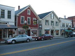 Hauptstraße in Camden, Maine