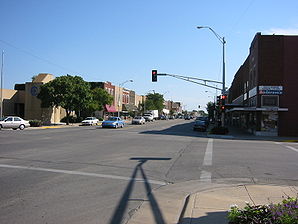 Die Main Street (Ecke Broadway)