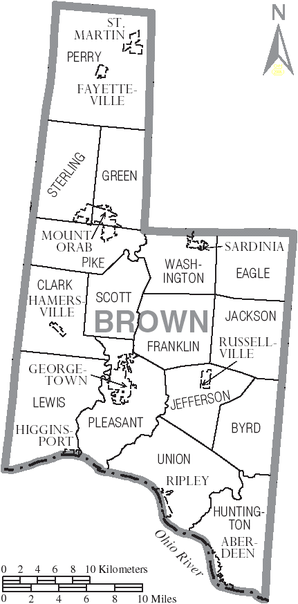 Map of Brown County Ohio With Municipal and Township Labels.PNG