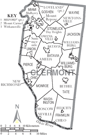 Map of Clermont County Ohio With Municipal and Township Labels.PNG