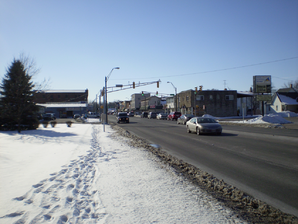 Plainfield StadtmittelU.S. Highway 40