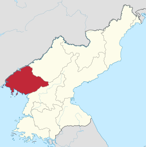 Pyonganbuk-do in North Korea.svg