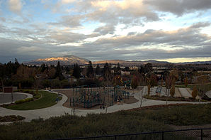 San Ramon mit Mount Diablo im Hintergrund