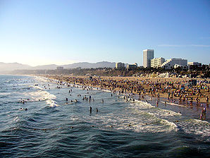 Am Santa Monica Beach