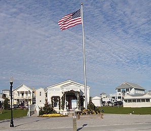 Die Architektur von Seaside ist an US-Kleinstädte des 19. Jahrhunderts angelehnt.