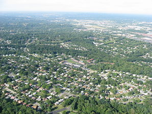 Siedlungen im Süden von Sharonville