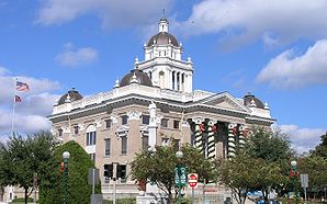 Das um 1905 erbaute Lowndes County Courthouse im Zentrum Valdostas