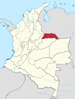 Lage von Arauca in Kolumbien