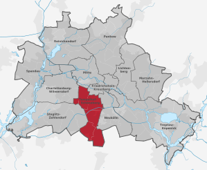 Ortsteile des Bezirks Tempelhof-Schöneberg
