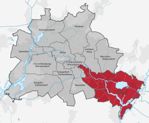 Ortsteile des Bezirks Treptow-Köpenick