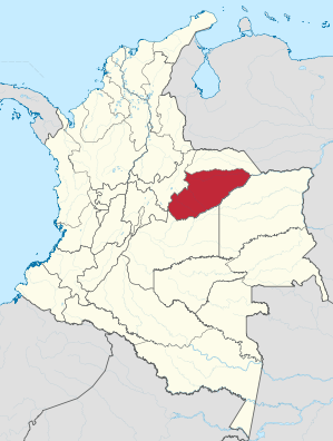 Lage von Casanare in Kolumbien
