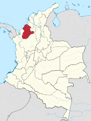 Lage von Córdoba in Kolumbien