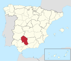 Lage der Provinz Córdoba