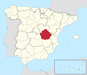Lage der Provinz Cuenca